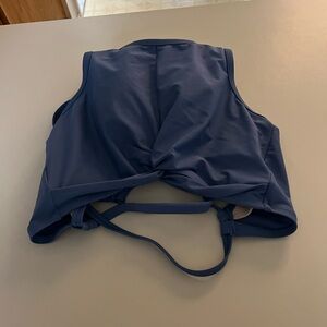 Target bikini top blue l